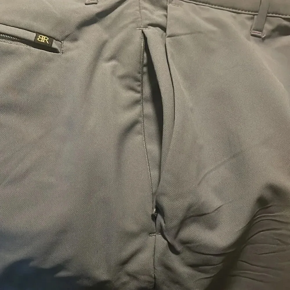 Banana Republic Men's Slim Fit Flat Front Pants Blue - Size 38x30